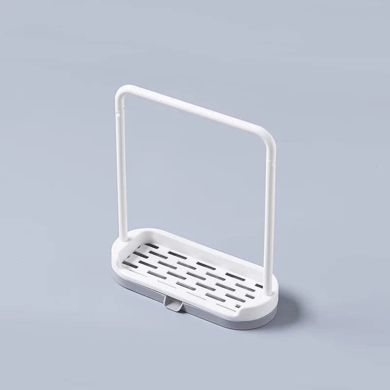 Kitchen Storage Rack Dishcloth Hanging Rack Towel Sponge Drain Racks Bathroom Soap Holder Sink Desktop Organizer