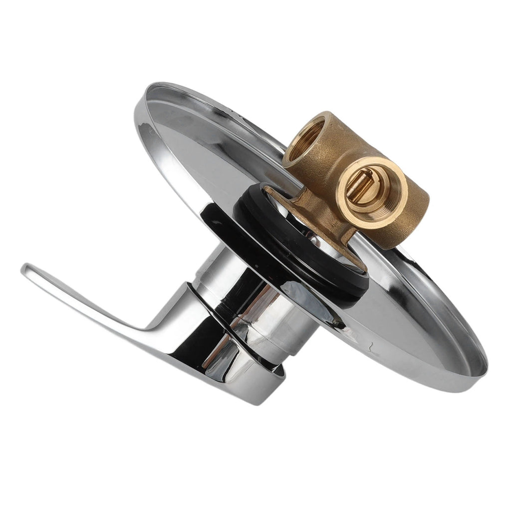 Wall Concealed Shower Faucet With Decorative Cover Hot Cold Water Tap Rust Proof Wall Mounted Mixer Faucet for Home Hotel