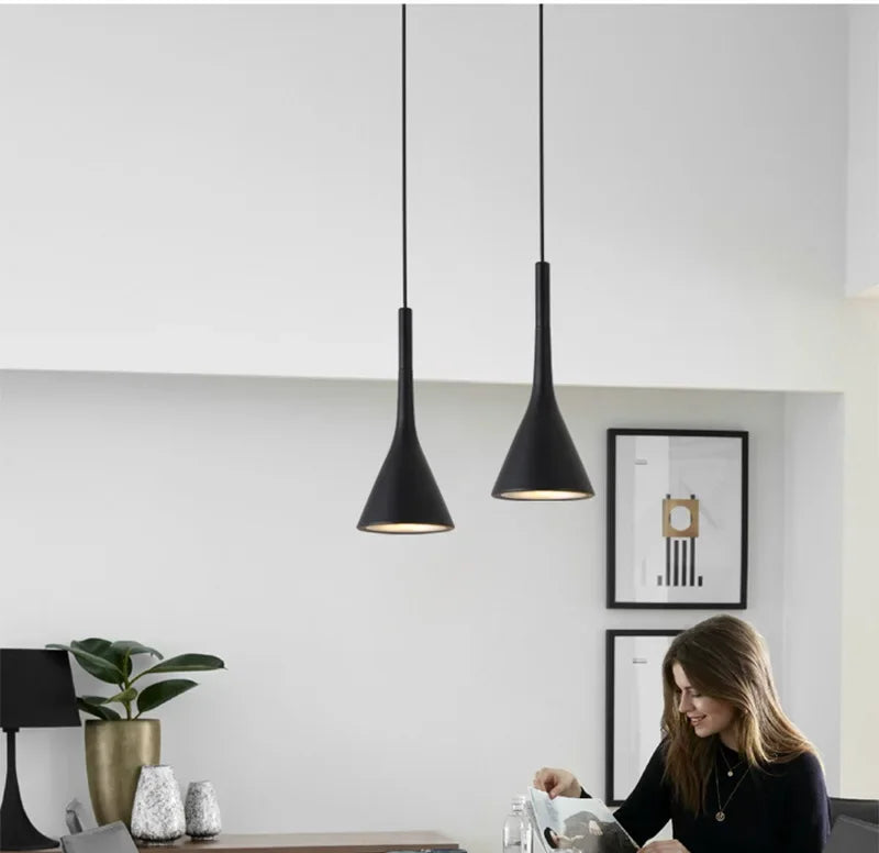 Modern Led Pendant Lights Multicolor E27 for Kitchen Fixtures Indoor Bedroom Dining Room Hanging Lamp Lampshade Home Chandeliers