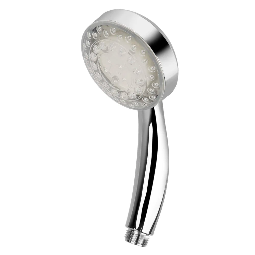 Square Fixed Showerhead Rainfall Top Spray 7 Colors Gradual Changing 3 colors Temperature Sensor LED Shower Head