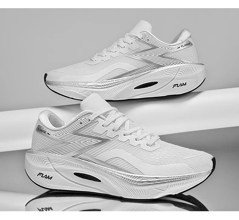 Running Shoes Carbon Board Speciality Marathon Men Sports Breathable Lightweight Women's Comfortable Athletic Nonskid Sneakers