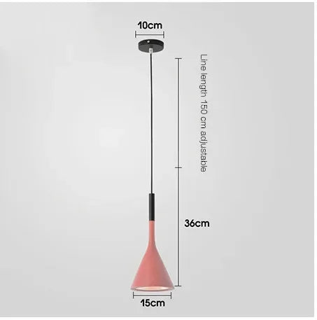 Modern Led Pendant Lights Multicolor E27 for Kitchen Fixtures Indoor Bedroom Dining Room Hanging Lamp Lampshade Home Chandeliers