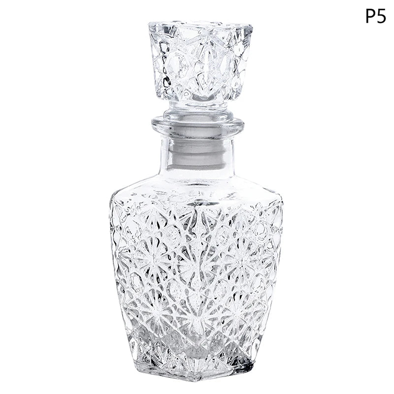 1Pc 100/150ml Transparent Glass Cup Whiskey Decanter Party Barware Whiskey Glass Bottle For Liquor  Bourbon Barware