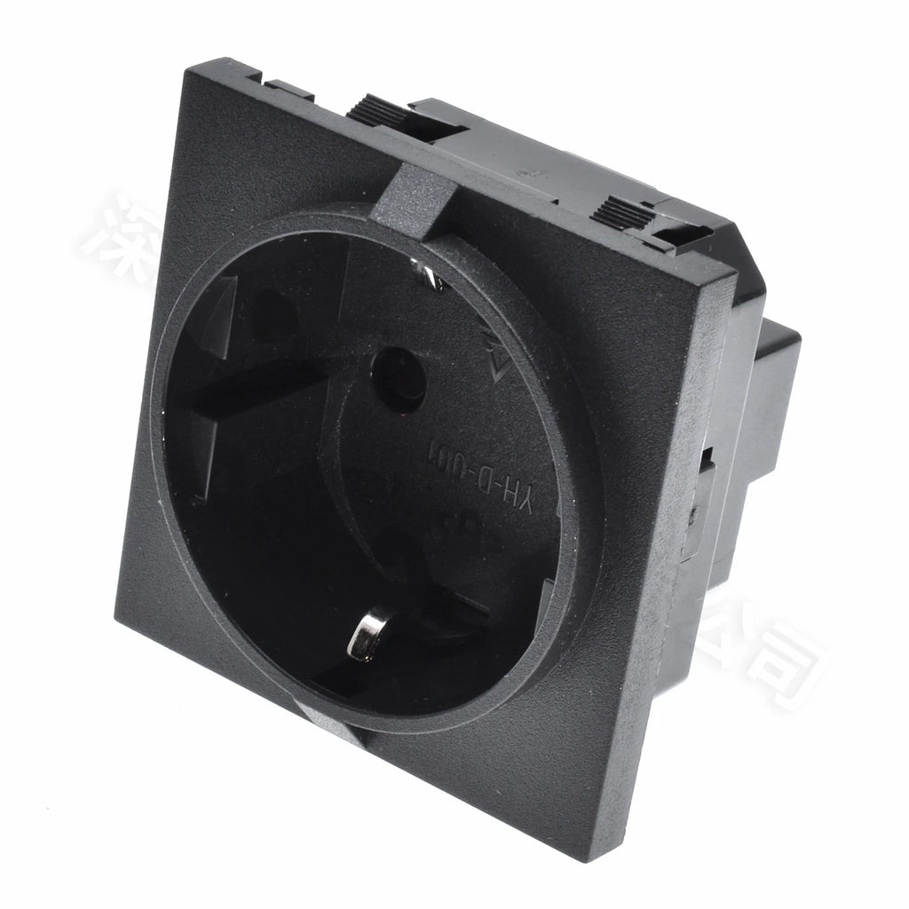 Europe socket embedded industrial outlet Inverter output socket EU universal electrical Russia,South Korea AC power connector16A