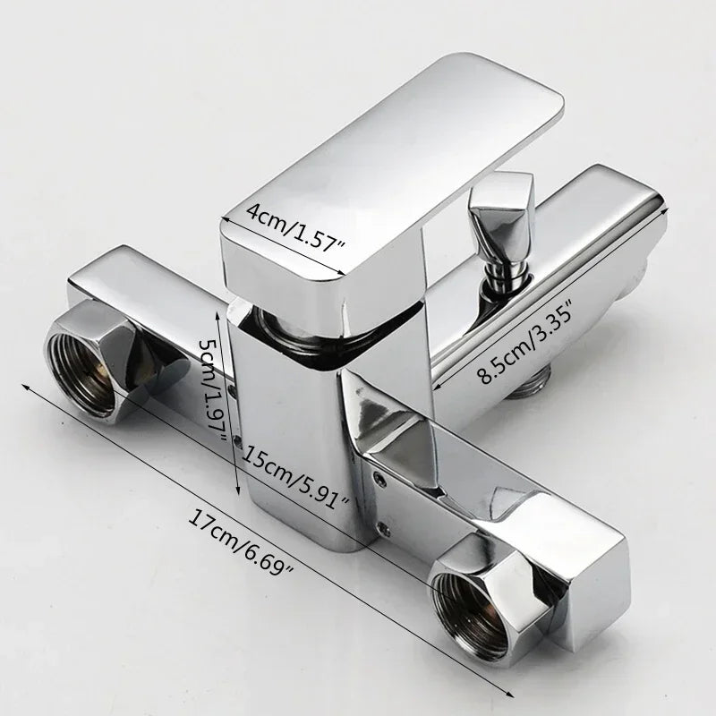 Shower Faucet Wall Mounted Bathroom Bathtub Faucets Shower Set Single Handle Hot and Cold Mixing Valve Tap Shower Accessories