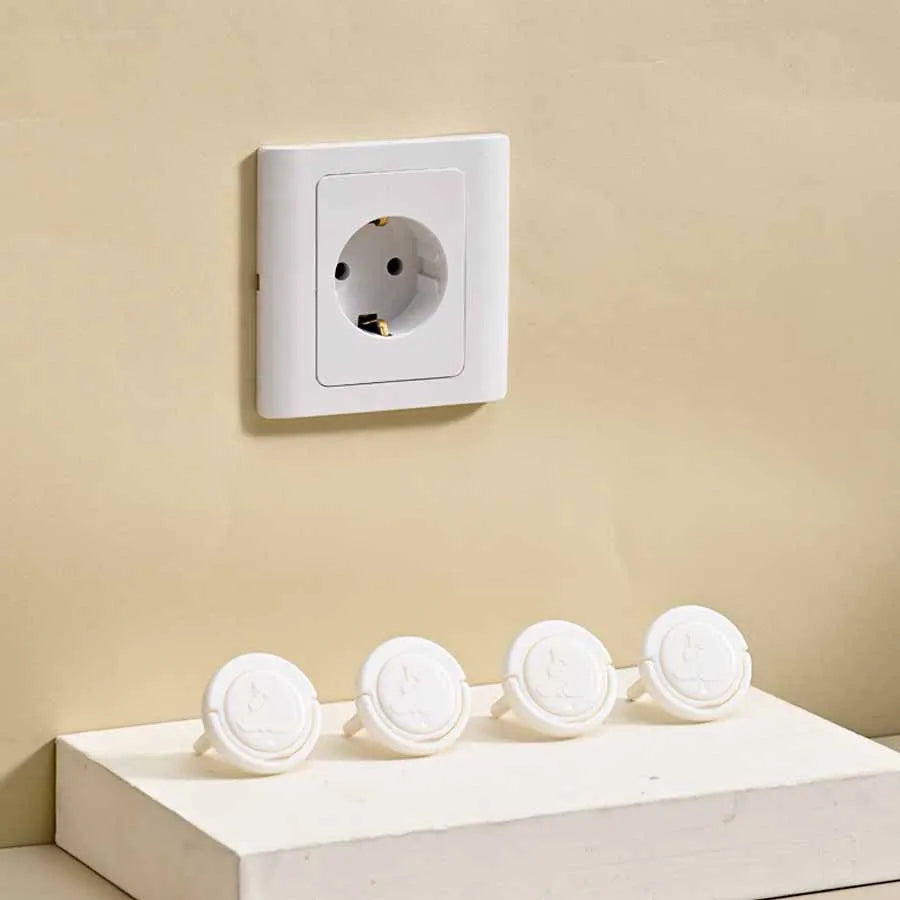 5/10pcs Baby Electrical Safety Socket Protective Cover European Standard Anti-electric Shock Socket Cover Baby Safe Protection