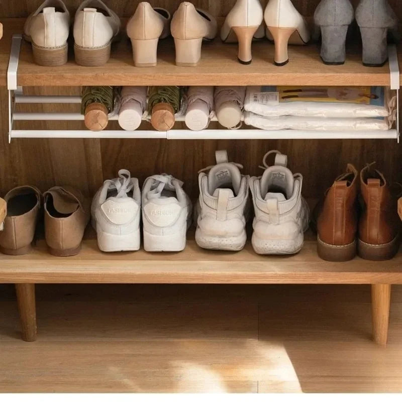 Homeware Storage Organizer Cabinet Multi-Layer Partition Retractable oe Ra under Hanging elf Space Dividers Expandable
