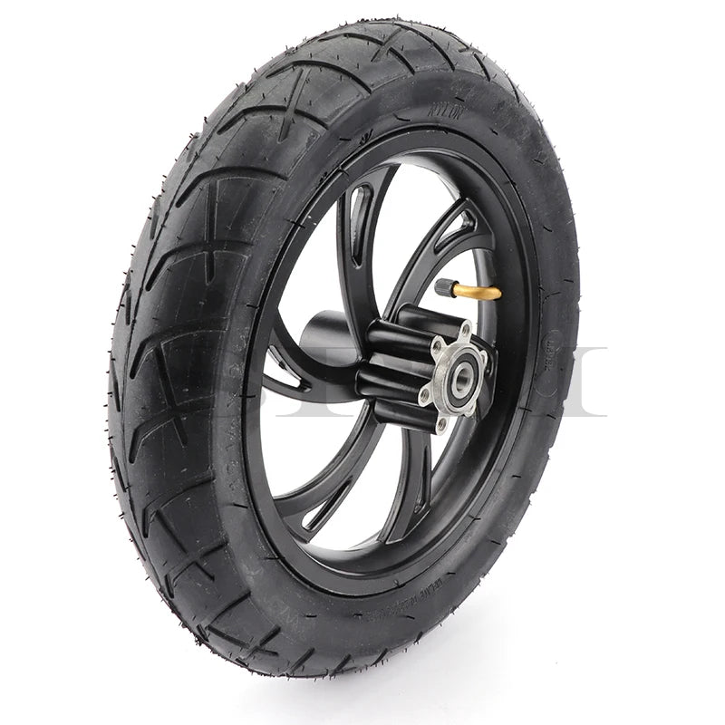 Electric Scooter 12 inch Inflatable Wheel E-bike Folding Bicycles 12 1/2X2 1/4 Tire Inner Tube Aluminum Rim 140mm Brake Disc Kit