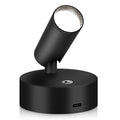 Led Double Head Wall Sconces light Touch Control Remote 360 Rotatable 3 Color Modes Wall Light USB Recharge Wireless Night Light