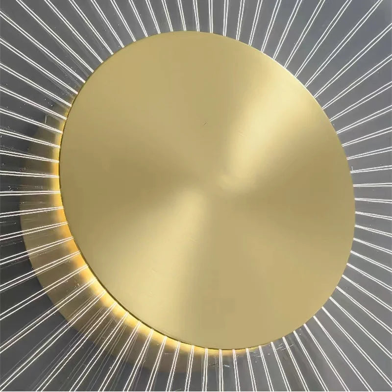 Nordic Modern Light Luxury Marble Wall Lamp Bedroom Background Led Lighting Decoration Creativity Mirror Aisle Sconce Indoor