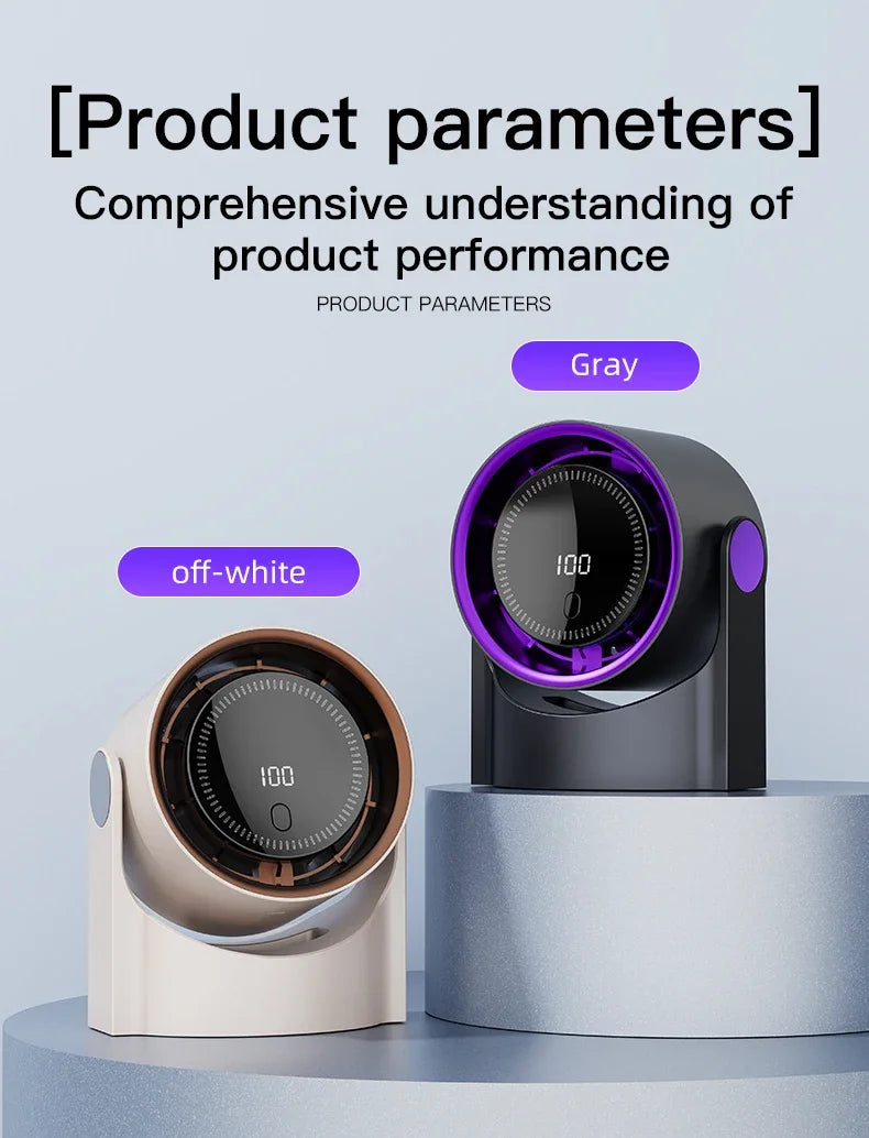 Multi-function electric fan air circulator, wireless portable home silent ventilator desktop wall ceiling fan, air cooler