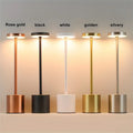 Modern touch adjustable table lamp, metal portable ambient light, suitable for decorating bedroom tables in various living rooms
