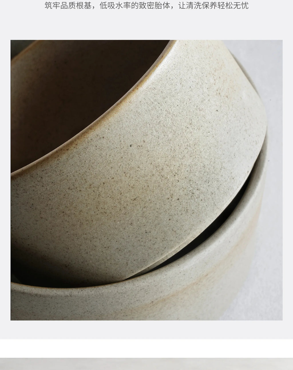 Retro Raw Earth Speckled Matte Ceramic Straight Bowl 4.3&5.5in Japanese Stoneware Rice Soup Noodle Side Dish Serving Bowl