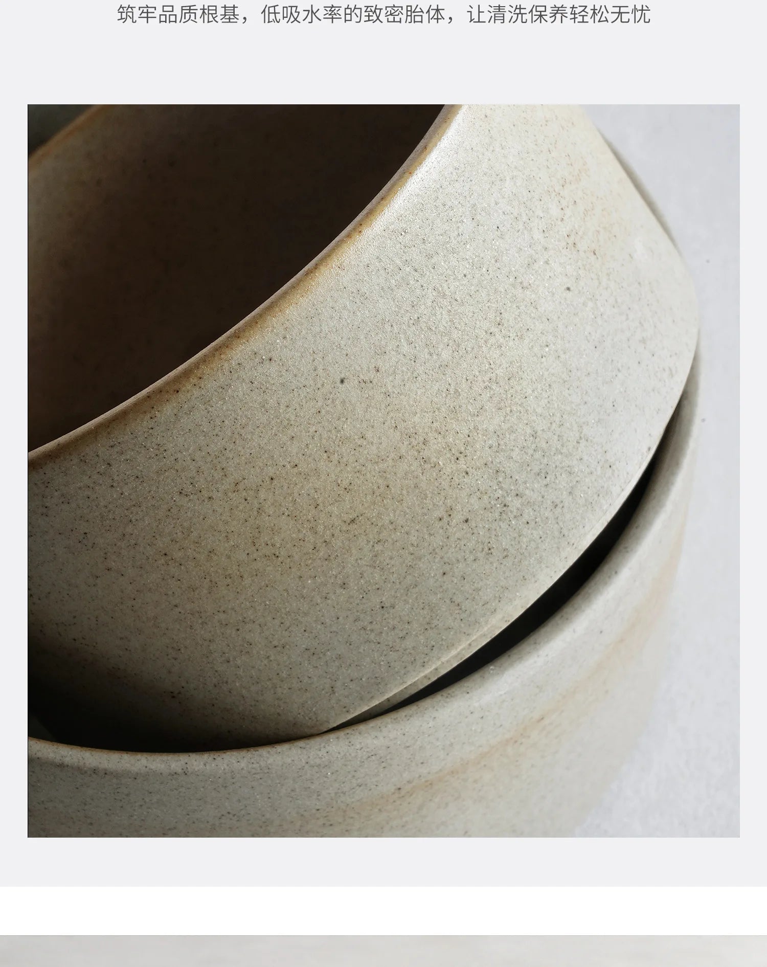 Retro Raw Earth Speckled Matte Ceramic Straight Bowl 4.3&5.5in Japanese Stoneware Rice Soup Noodle Side Dish Serving Bowl