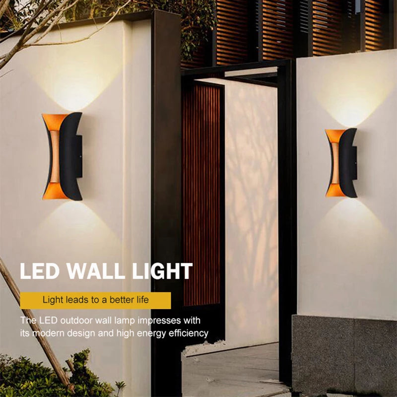 Modern Wall Sconces 10W Wall Lamp, LED Wall Light White Up Down Wall Mount Lights for Living Room Hallway Bedroom Decor