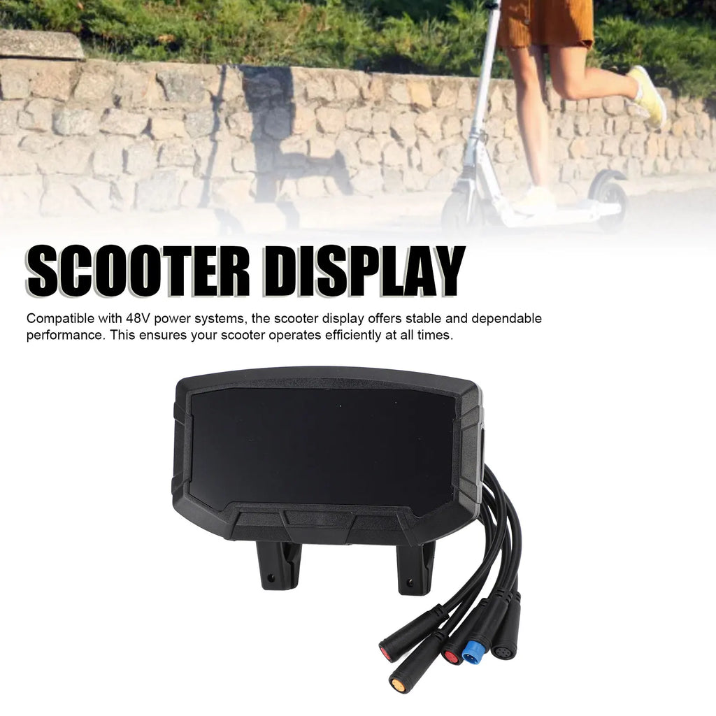 48V Scooter Control Panel Accurate Real Time Monitoring Display Replacement Stable and Reliable for SmartGyro Display Meters