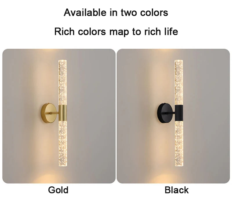 Interior Wall Light Nordic Luxury Wall Lamp Living Room Bedroom Bedside Background Lamp Home Decoration Modern  Led   Wall Light