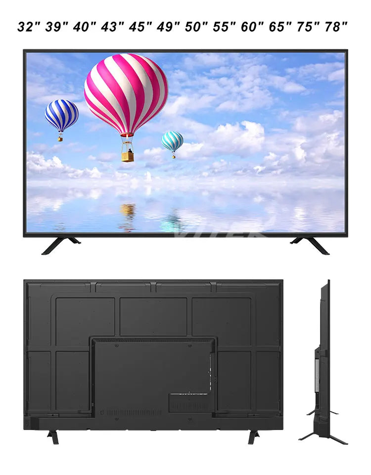 VITEK 49 60 78 Inch Smart 4K Television LED TV,Cheap Chinese Flat Screen UHD Television,55 65 75 80 85 Inch Smart UHD LED TV 4K