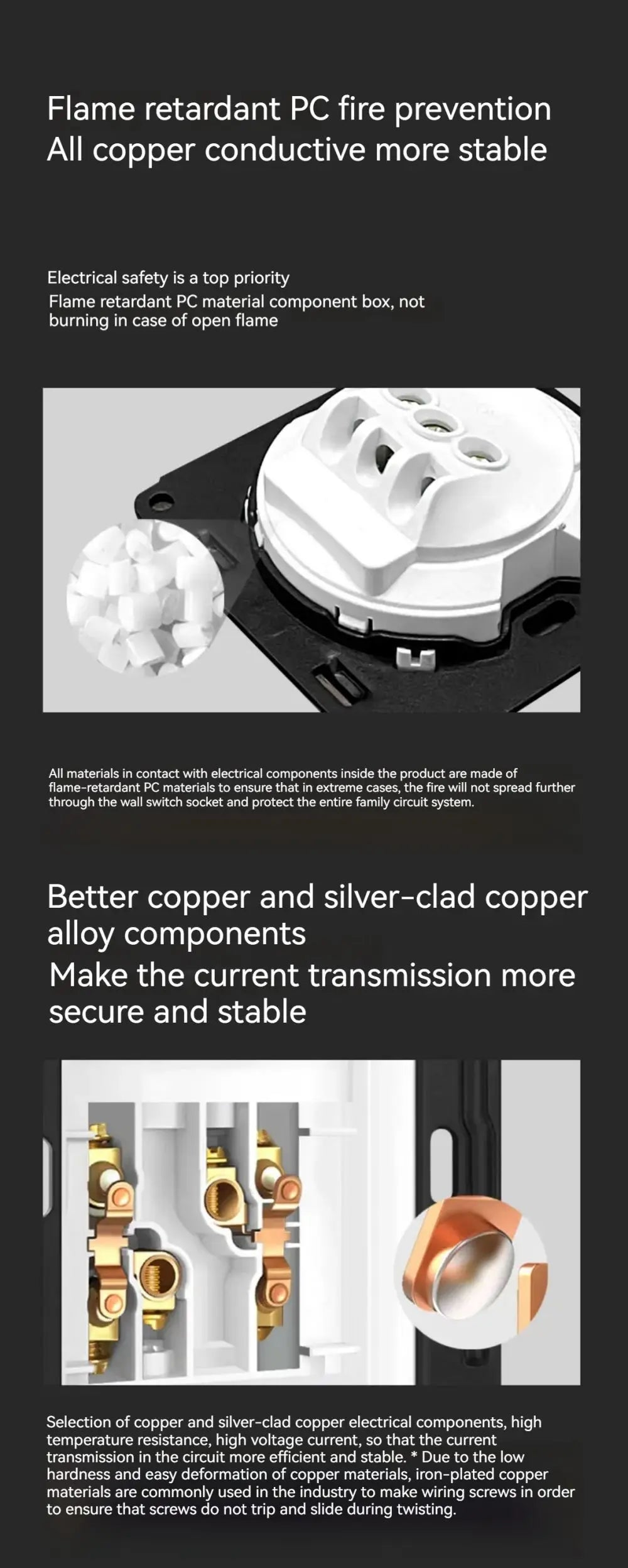 White Tempered Glass Work Driving Arm Wall Light Switch Led Indicator Light EU UK Standard 1/2/3/4gang Bedroom Usb Switch Socket