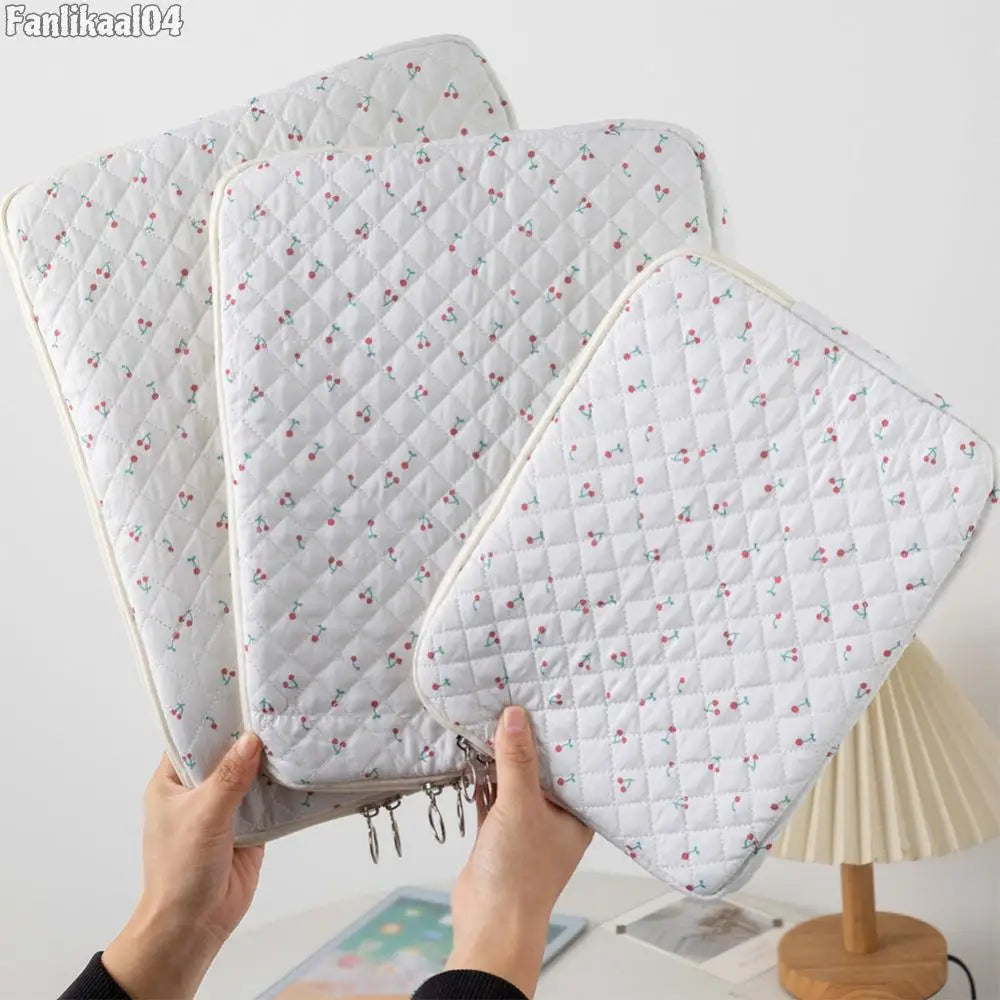 11/13/15 Inch Laptop Sleeve Quilted Laptop Sleeve Case Coquette Floral Laptop Carrying Case Laptop Case