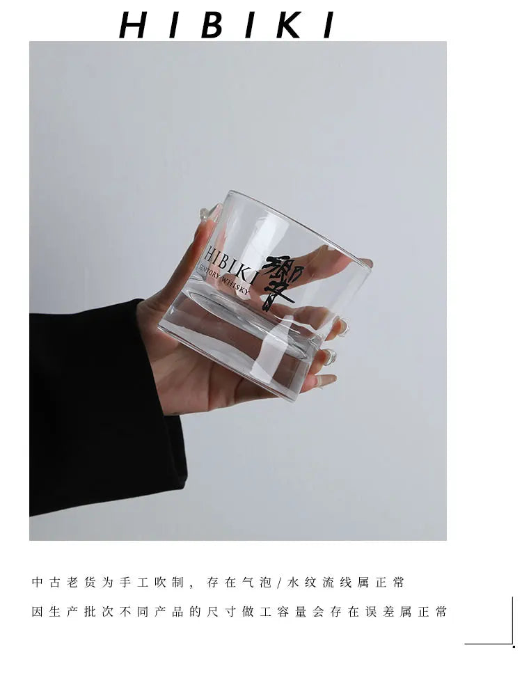 HIBIKI Whiskey Glass Crystal Cup Japanese Hazy Air Wine GlassXO Brandy Drinking Glasses Wineglass