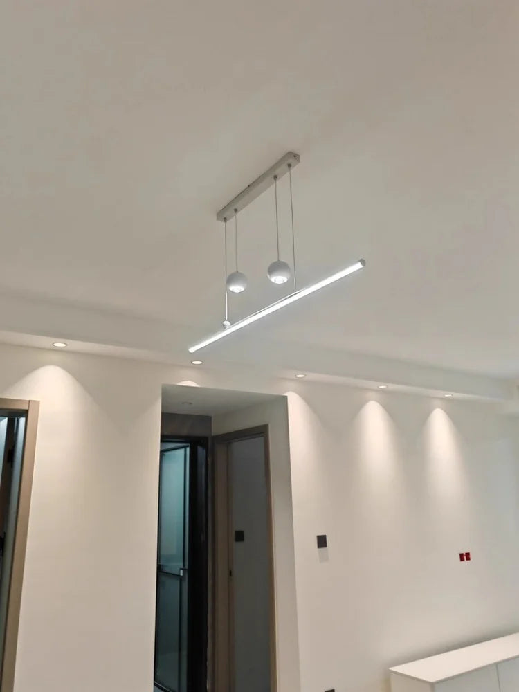 Modern Minimalist Led Pendant Light Minimalist Strip Light Home Decoration Living Room Bedroom Dining Room Light Bar Lighting
