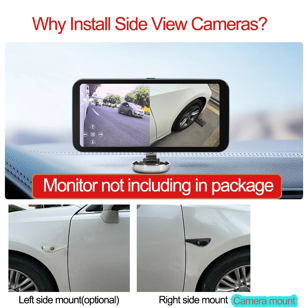 Carsanbo Motor Vehicle Dual Lens Camera Aviation Head Interface HD AHD1080P Camera Only Supports 1080 Monitor Use Car Camera