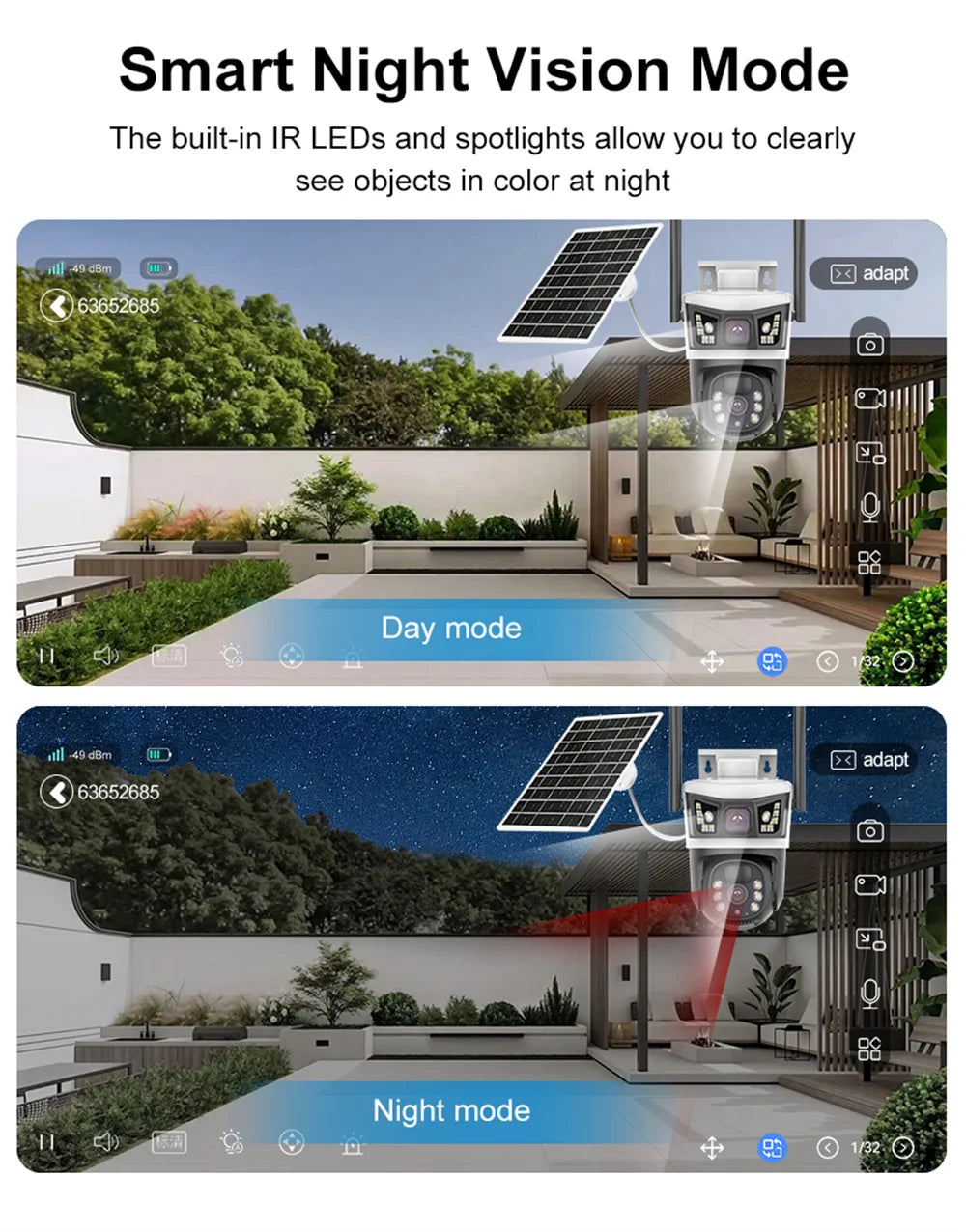 12MP 6K solar security cameras outdoors 4G SIM Card Wireless IP camera Waterproof PIR Color Night Vision CCTV Cameras YOOSEE