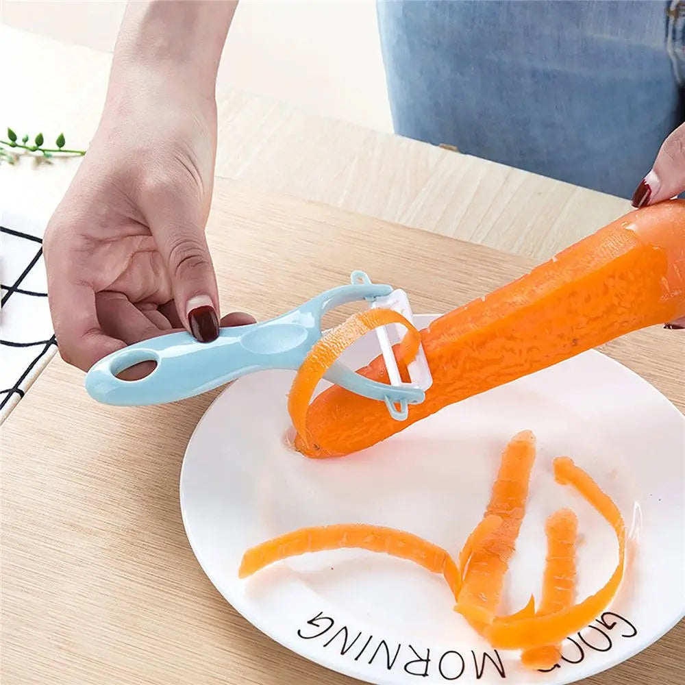 Household Kitchen Gadgets Fruit Vegetable Tool Stainless Steel Planer Cucumber Slicer Planer Potato Peeler