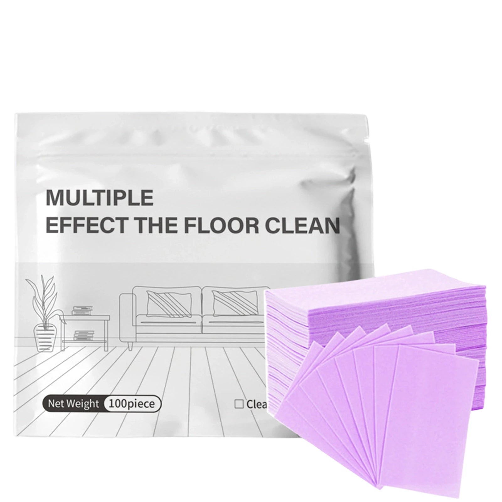 Floor Cleaner Refills Multi-Surface Deep Cleaning Sheets for Mop Deodorant Brightening Disposable Dry Wet Reusable Home Supplies