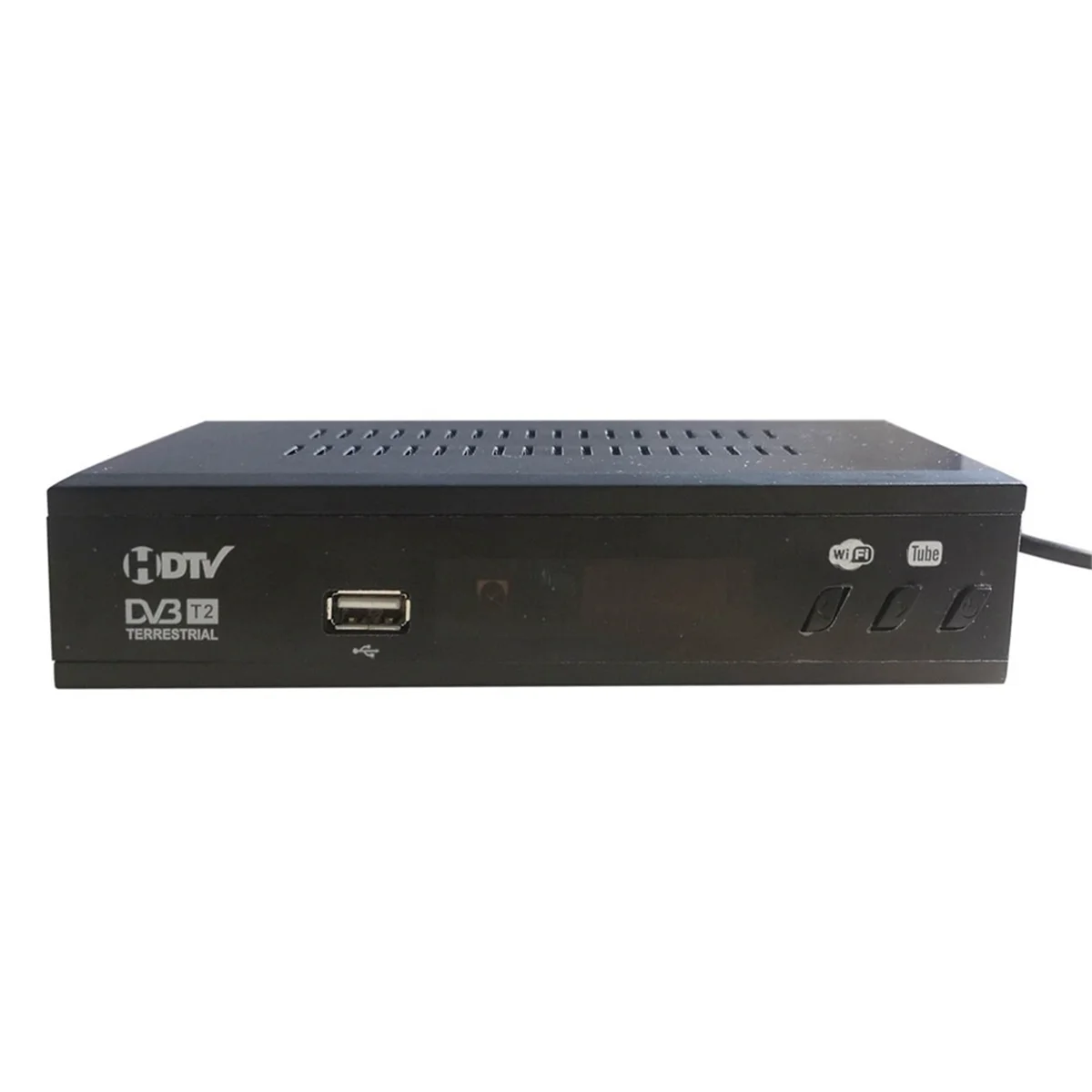 PQWN! DVB T2 HEVC 265 Digital TV Tuner DVB-T2 H.265 1080P HD Decoder USB Terrestrial TV Receiver EPG Set Top Box,EU Plug