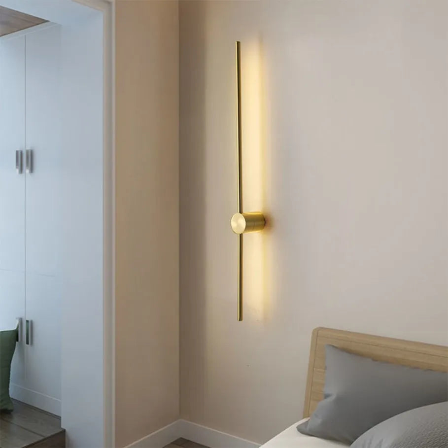 2/1 PCS Modern Led Wall Lamp 350° Touch Switch Long Wall Light For Home Living Room Sofa Background Wall Sconce Lighting Fixture