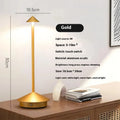 Rechargeable Table Lamp Creative Dining Touch Led Hotel Coffee Pina Pro Table Lamp Lampada Bedside Lamp Decorative Desk Lamp
