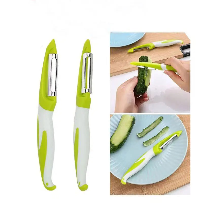 1pc Stainless Steel Carrot Potato Peeler Anti-slip Fruits Vegetables Slicer Cutter Hand Tool Kitchen Gadgets