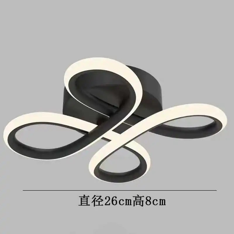 Modern LED Ceiling Light, 27cm Ceiling Lamp, LED Ceiling Light Fixture for Bedroom Living Room, Dining Room Kitchen