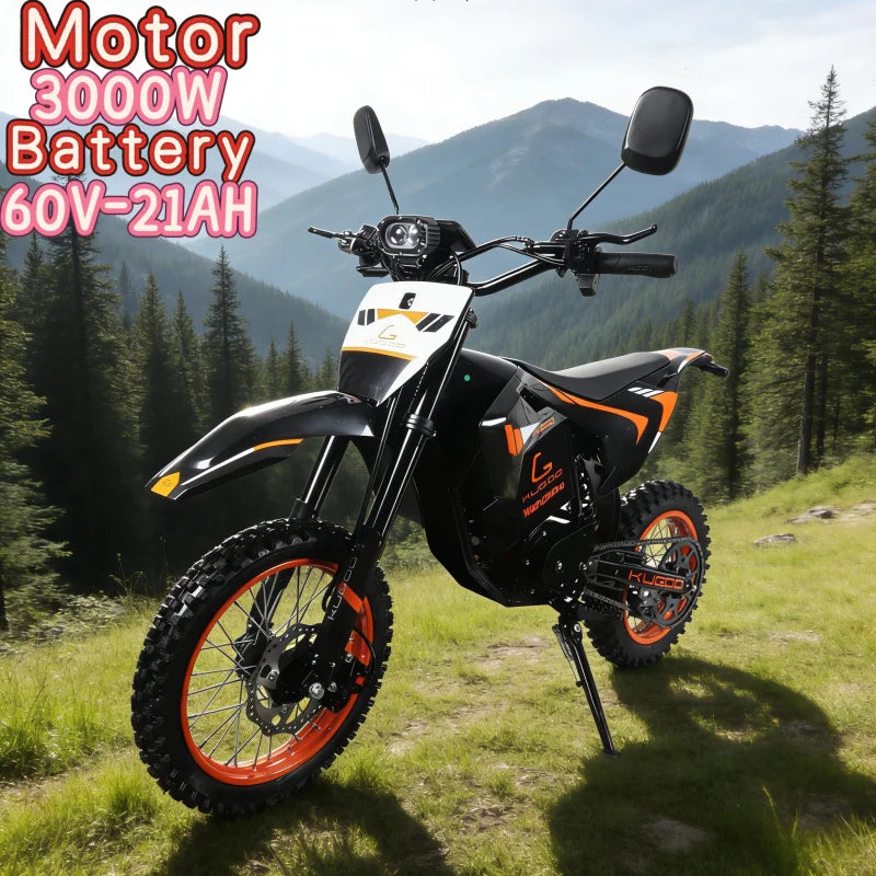 14-inch off-road tire E-Bike, built-in 3000W powerful motor electric bicycle, 60V21AH battery electric motorcycle mountain bike