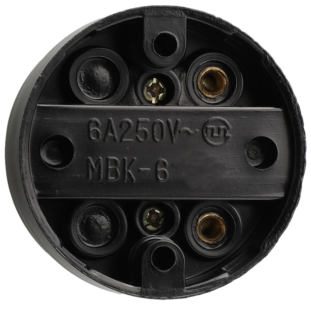 Single Control Switch Round Wall Mounted Easy Install Household Light Switch Retro Retro Style 1PC High Quality