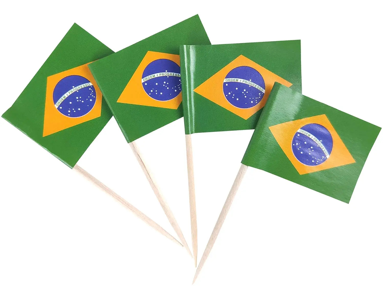 100 Pcs 10 Countries Toothpick Flags, Mini Flag Cupcake Toppers,Different Countries Flags Cocktail Picks for Party Decorations