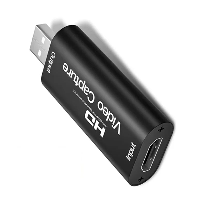 HDMI-compatible Video Capture Card 1080P USB 2.0 Video Grabber for PS4 Game DVD Camcorder Camera Record video Live Streaming ﻿