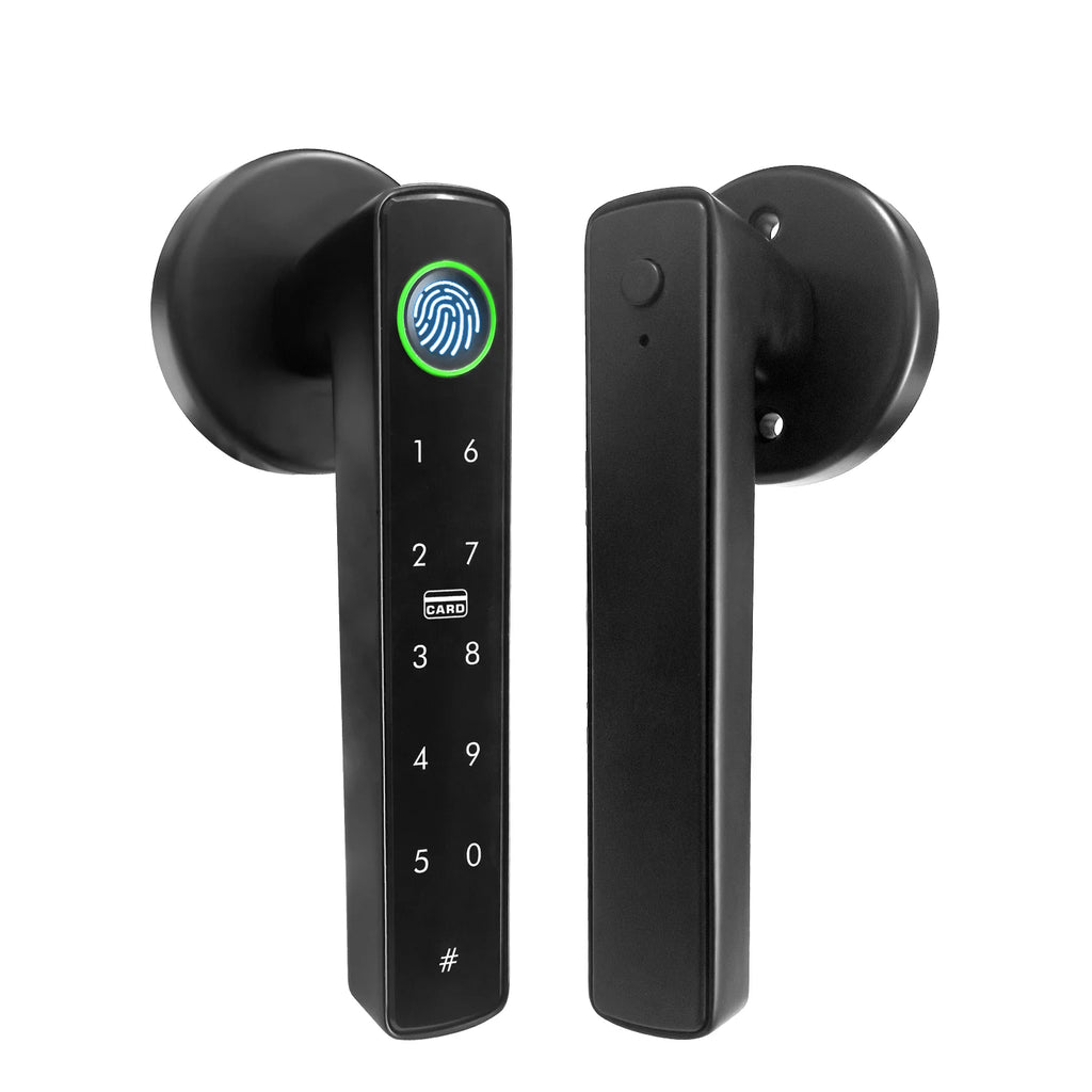 Tuya Smart Door Lock Bluetooth Fingerprint Recognition Electronic Lock Smart Life Home Automation System Supports Hotel Office