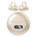 Lenovo Open Ear Clip On Headphones Wireless TWS Earbuds Noise Reduction Low Latency LED Display for Sports Running Gaming