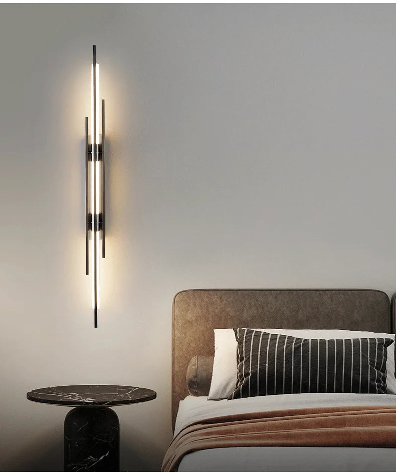 Light Luxury Wall Lamp Modern LED Gold Wall Light Indoor Lighting Wall Sconce Home Decor for Living Room Bedroom Bedside Stairs