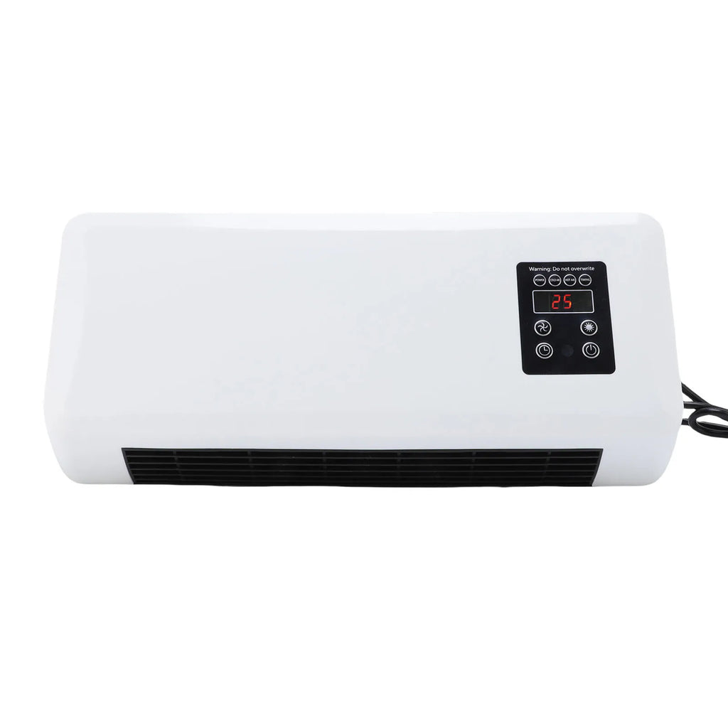 Wall Mounted Air Conditioner Low Noise Wall Hanging Heater Cooler Space Saving Efficient Multifunctional for Home Bedroom