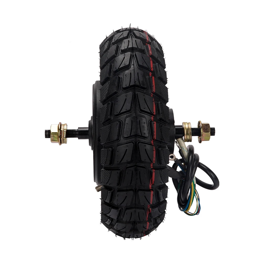 10 Inch Dual Drive Electric Motor 52V60V1600W3000W Powerful Electric Scooter Hub Motor Disc Brake Brushless Vacuum Tire E-Bike