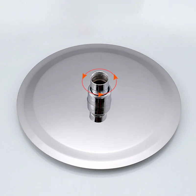 . 1 Set Bathroom Rainfall Shower Faucet Set Mixer Tap With Hand Sprayer Wall Mounted Chrome Copper YT-5335