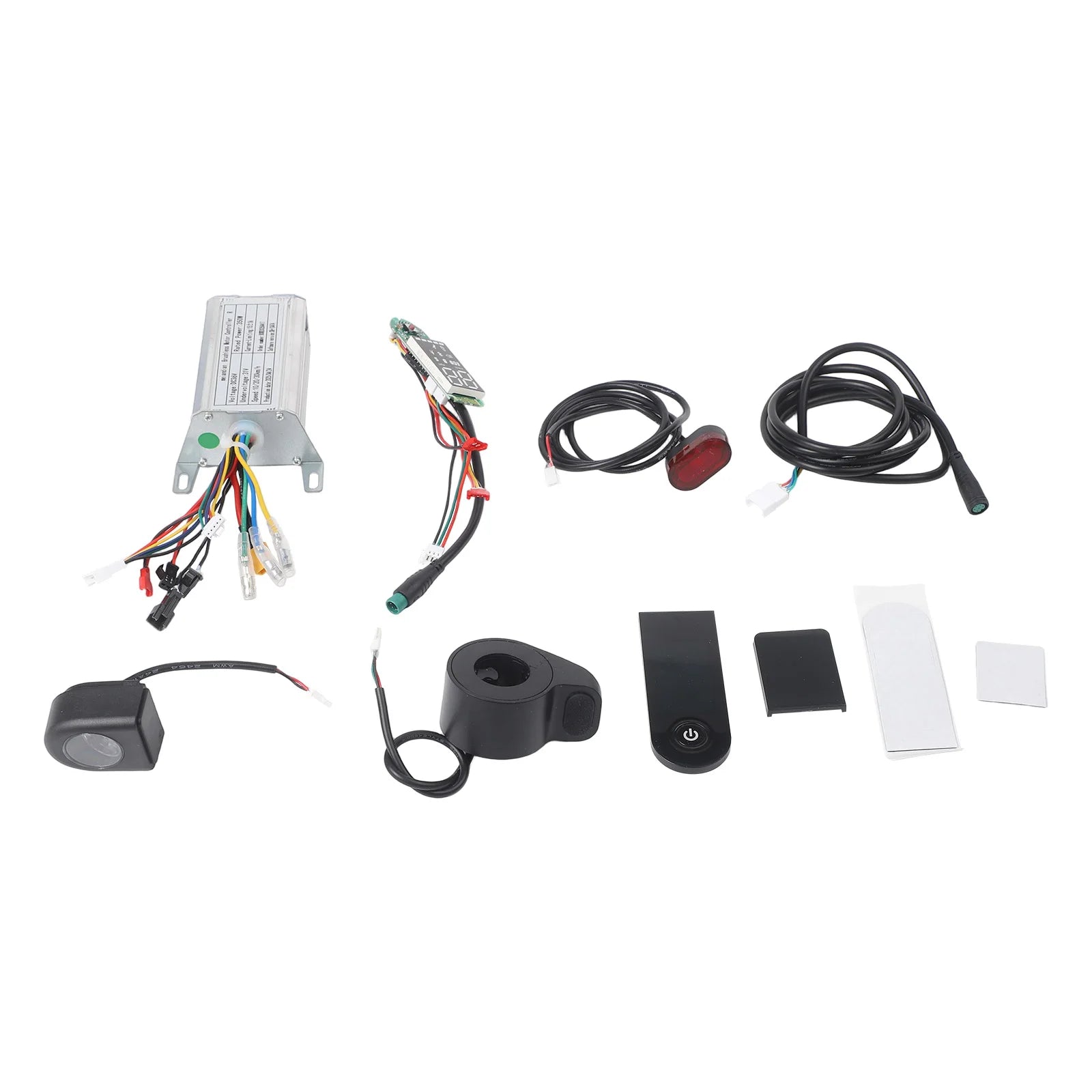 Electric Scooter Motor Controller Kit 36V 350W Accelerator Headlights Taillights Handbrake For E-Scooter Kickscooter Accessories