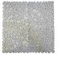 Premium Transparent Non-Slip Shower Mat 20.5x21 PVC Bathtub Mat with Strong Suction Cups Pebble Texture Quick Drain Holes