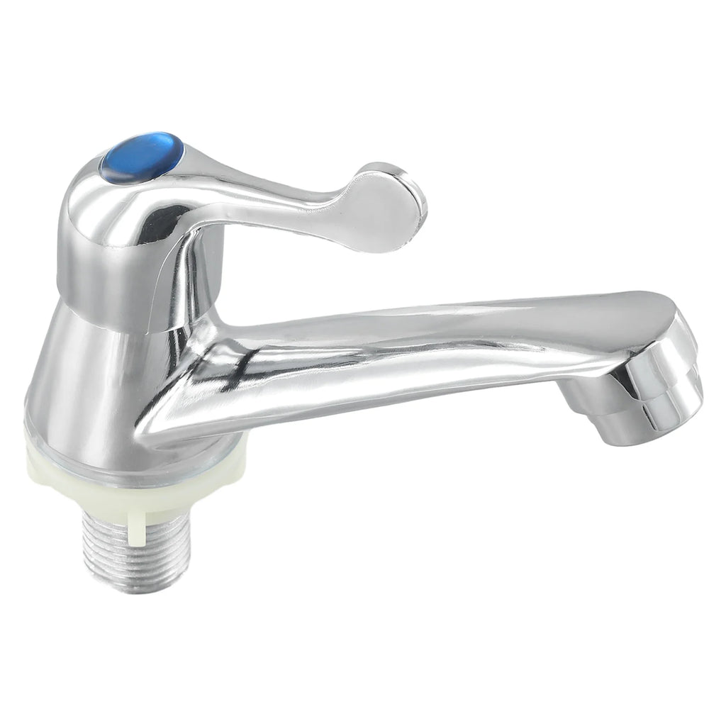 Bathroom Single Cold Water Tap Basin Sink Faucet Mixer Home Kitchen Stainless Steel Basin Sink Faucet Tap Accessories