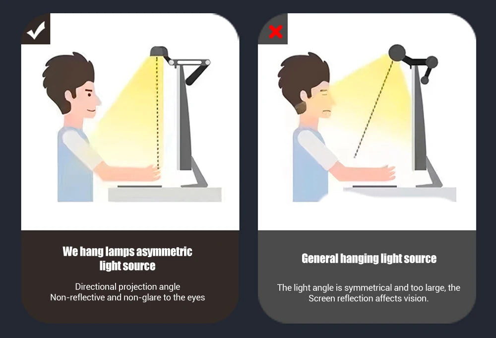 Smart RGB Monitor Light Bar Led Lights Wifi Dimmable Setup Gaming Room Decor Lightbar PC Screen Hanging Remote Control Desk Lamp