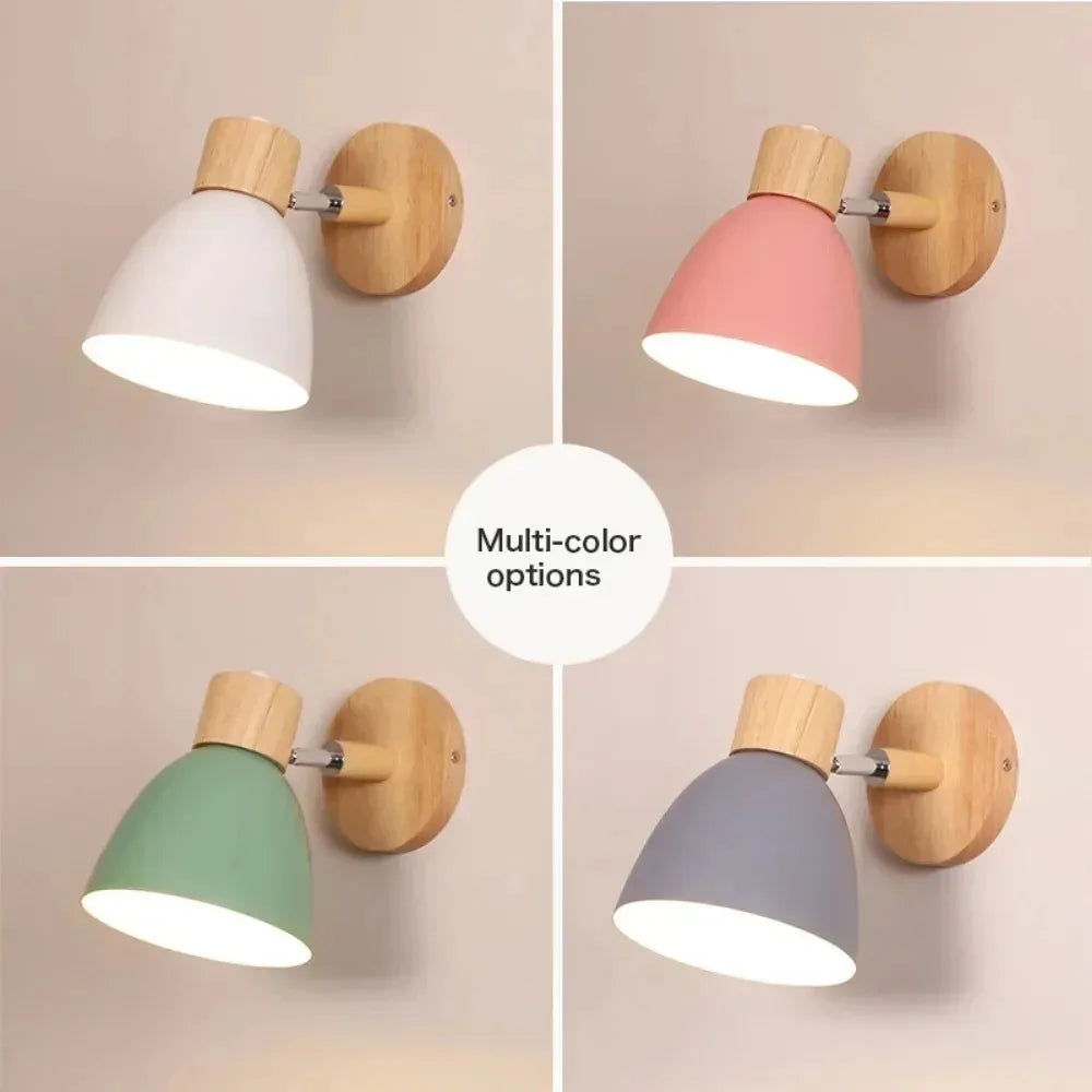 Modern Minimalism Design Iron Art Circular Adjustable Home Hotel Bedroom Wall Light LED Reading Light Balcony Living Room